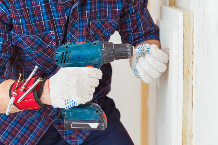 installation de panneau acoustique