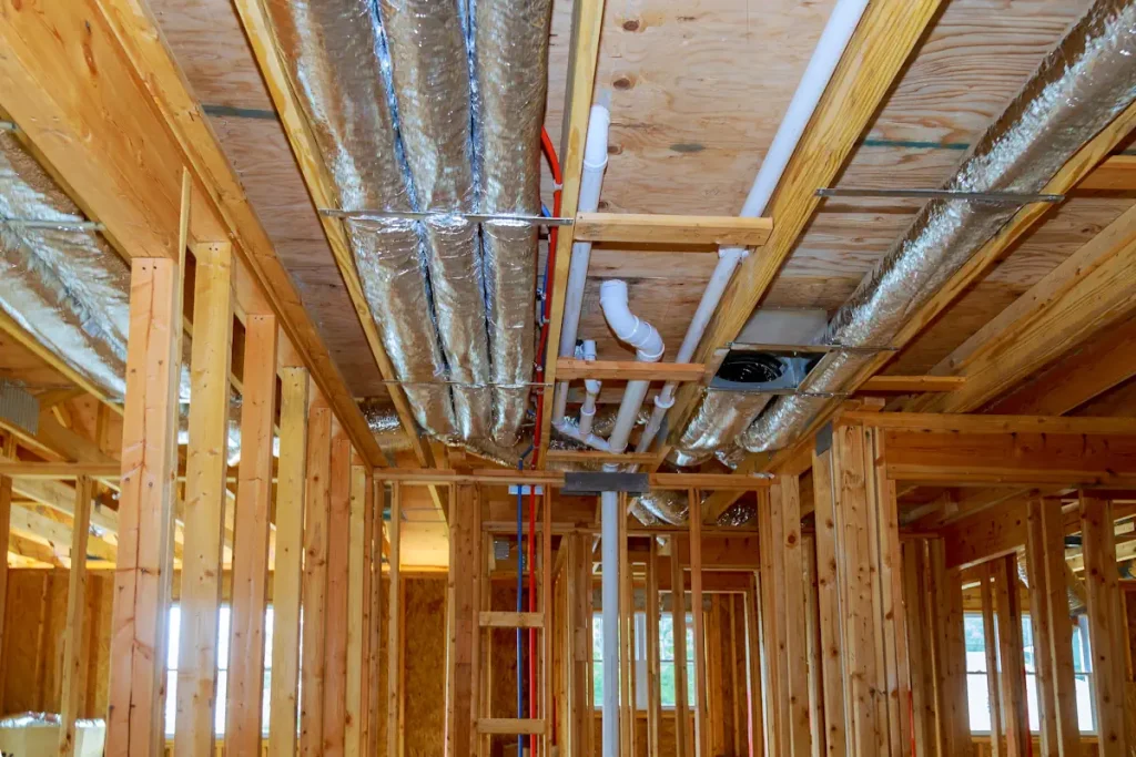 Un système VMC installé dans les combles