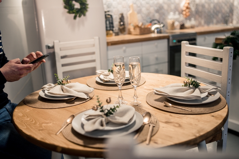 table ronde à manger